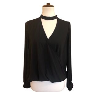 Lush Black Blouse